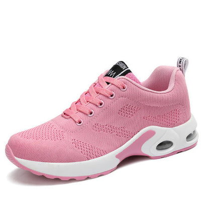 Women’s Running Shoes – Breathable Knit – Cushioned Sole – Lace-Up Athletic Fit
