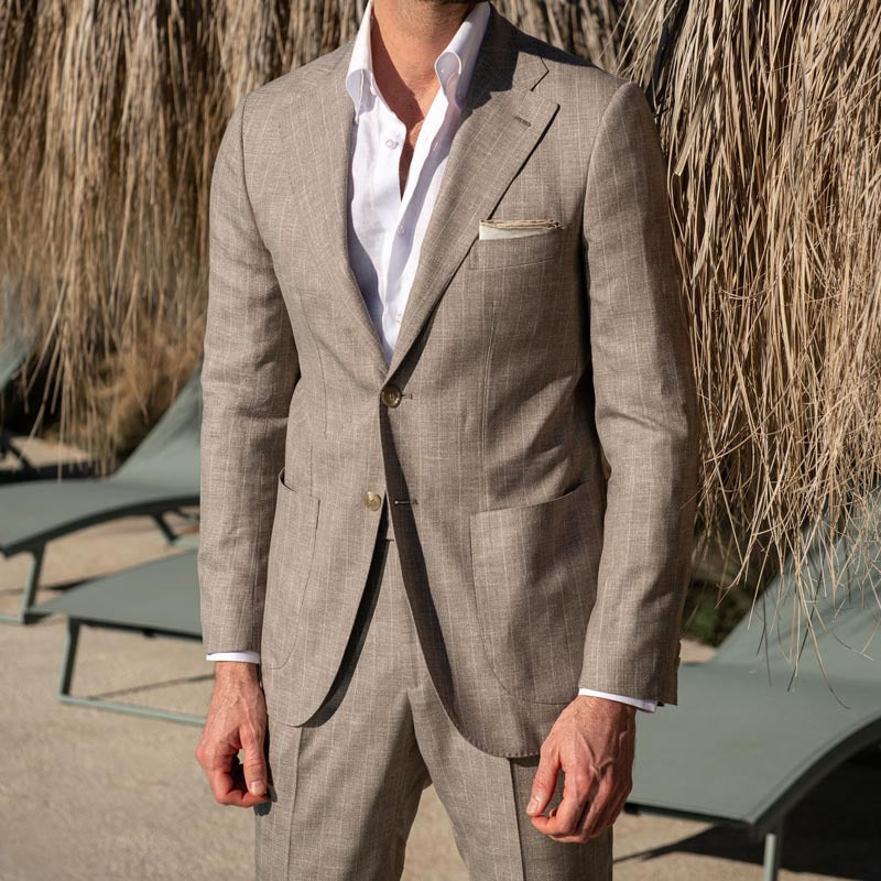 Men’s Blazer – Slim Fit – Breathable Blend – Single Breasted – Notch Lapel