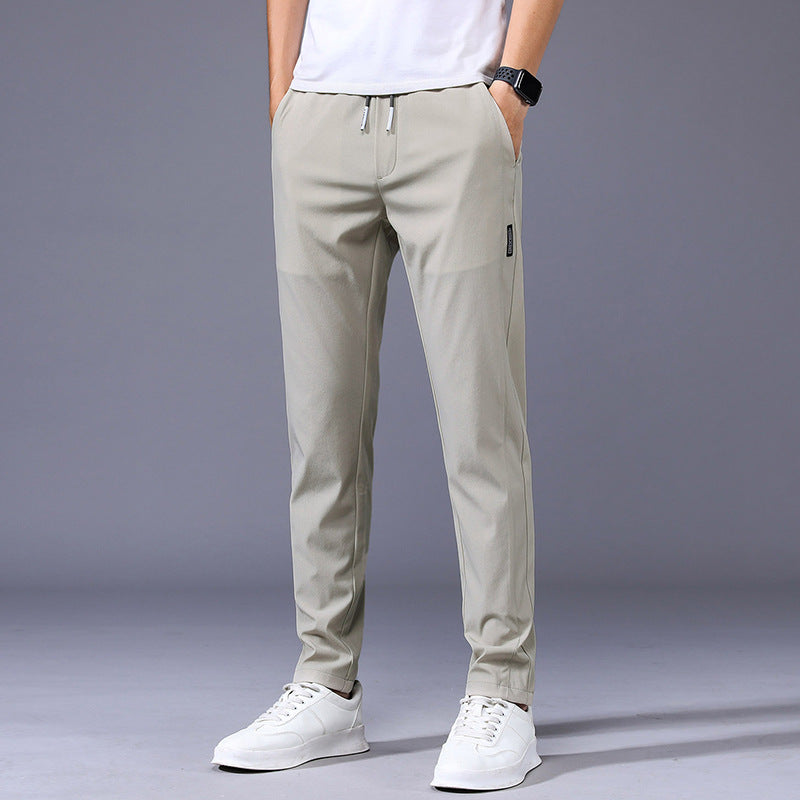 George Relaxed Fit Jogger Pants | Elastic Waist Drawstring Jogger Pants