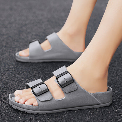 Men’s Sandals – Adjustable Buckle Straps – Cushioned Sole – Open Toe Casual Fit
