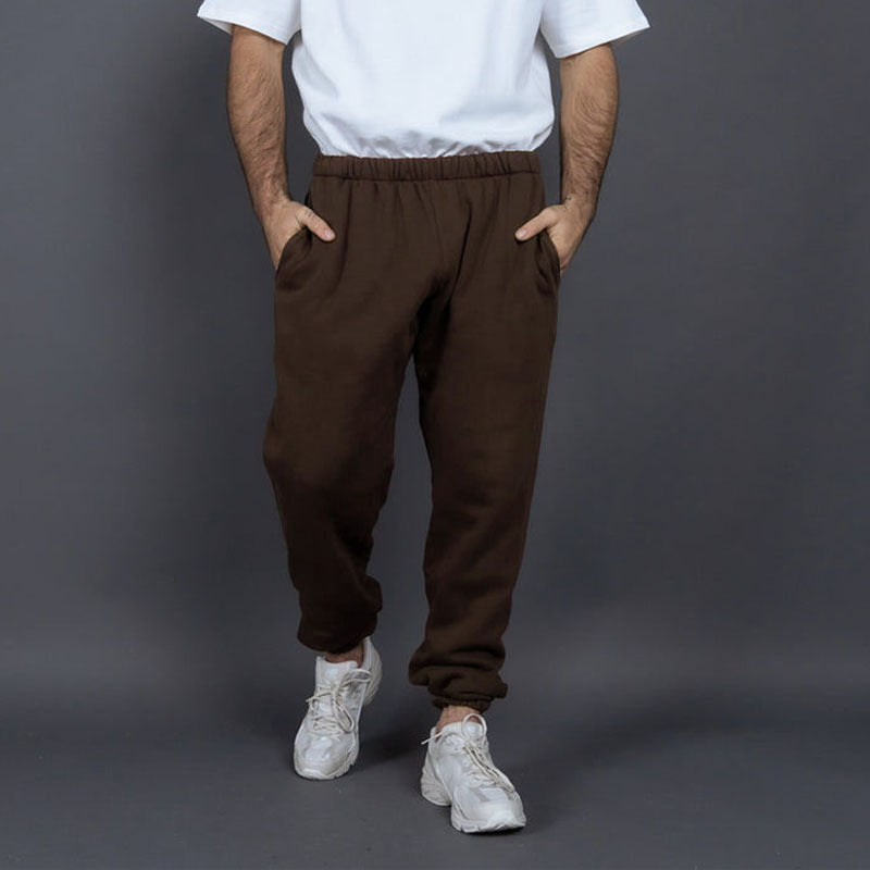 Men’s Sweatpants – Relaxed Fit – Cotton – Elastic Waist – Side Pockets