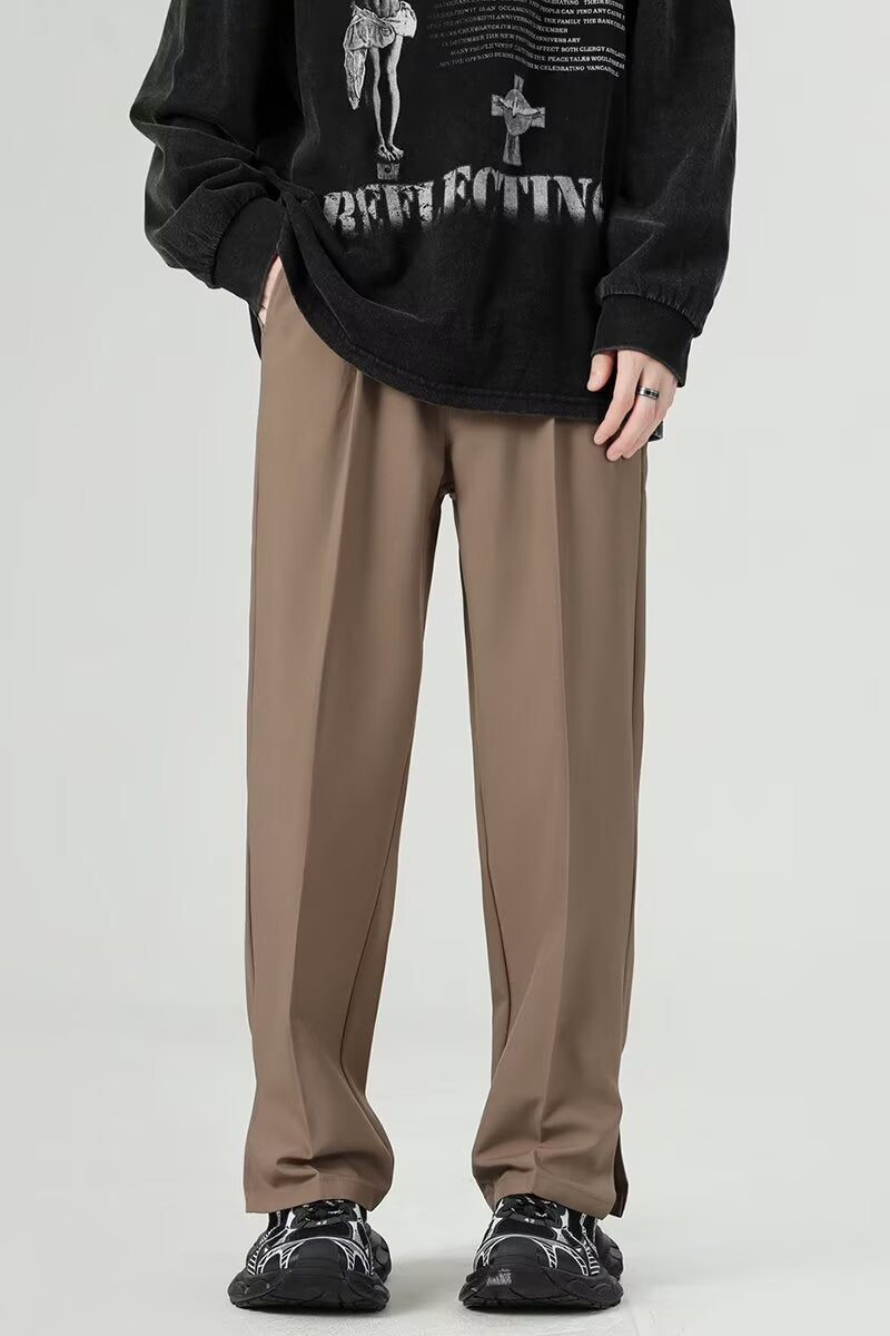 Men’s Harem Trousers – Tapered Fit – Lightweight Draped Fabric – Ankle Length Casual