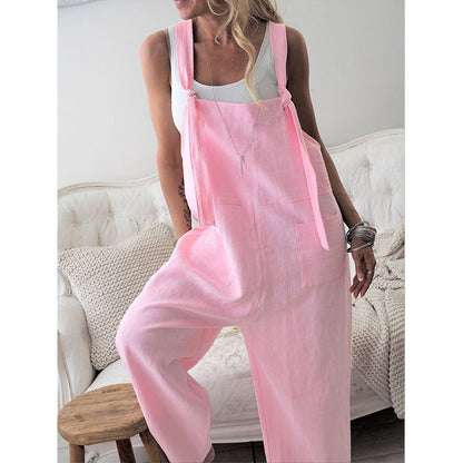 Women’s Overalls – Loose Fit – Breathable Fabric – Adjustable Straps – Casual Style