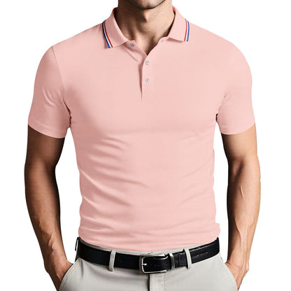 Men’s Polo Shirt – Slim Fit – Breathable Blend – Short Sleeve – Smart Casual Style