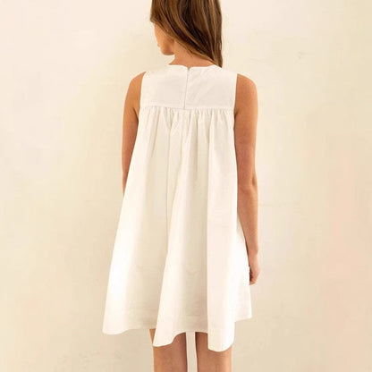 Women’s A-Line Dress – Lightweight Cotton – Sleeveless – Relaxed Fit Mini Style