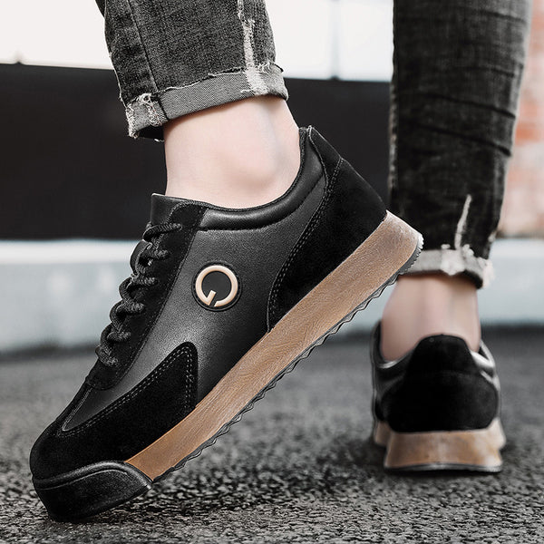 Theodore Low-Top Sneakers | Lace-Up Solid Sneakers