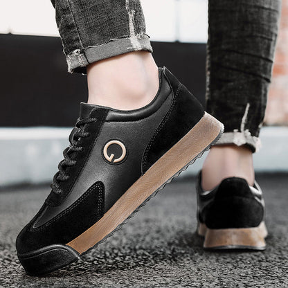 Theodore Low-Top Sneakers | Lace-Up Solid Sneakers