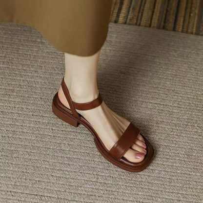Women’s Sandals – Open Toe – Thick Sole – Adjustable Strap – Casual Comfort Fit
