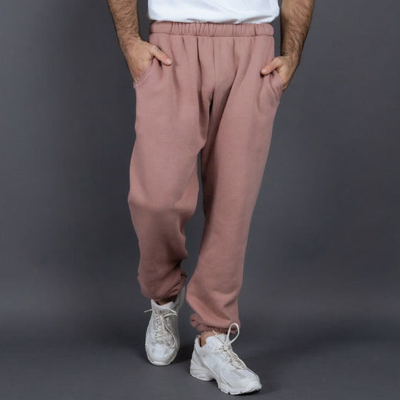 Men’s Sweatpants – Relaxed Fit – Cotton – Elastic Waist – Side Pockets