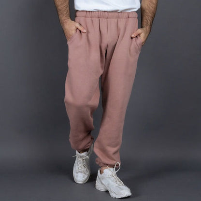 Men’s Sweatpants – Relaxed Fit – Cotton – Elastic Waist – Side Pockets