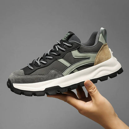 Men’s Athletic Sneakers – Chunky Fit – Breathable Mesh – Cushioned Grip Outsole