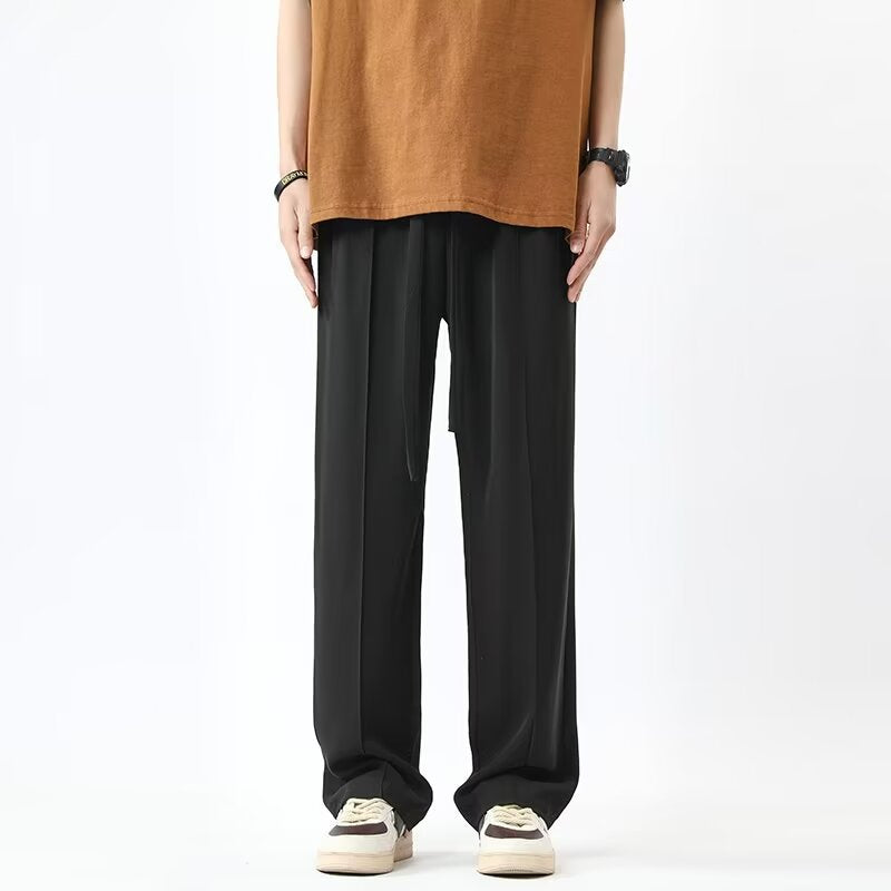 Unisex Wide-Leg Trousers – High Waist – Lightweight Relaxed Fit – Full Length