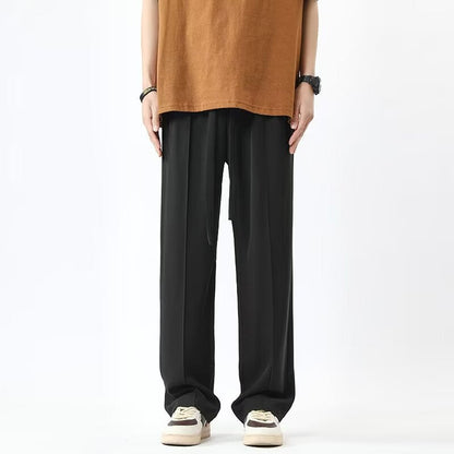 Unisex Wide-Leg Trousers – High Waist – Lightweight Relaxed Fit – Full Length