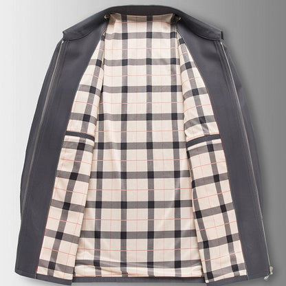 Joshua Regular Fit Jacket | Zip Front Flap Pockets Jacket