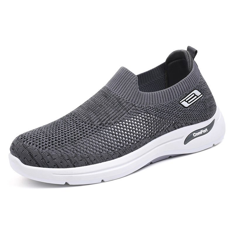 Men’s Casual Shoes – Breathable Mesh – Slip-On – Lightweight Low-Cut Athleisure