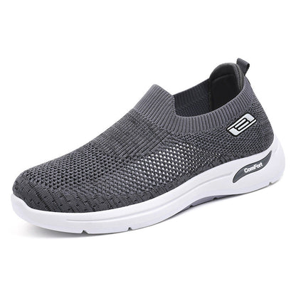 Men’s Casual Shoes – Breathable Mesh – Slip-On – Lightweight Low-Cut Athleisure
