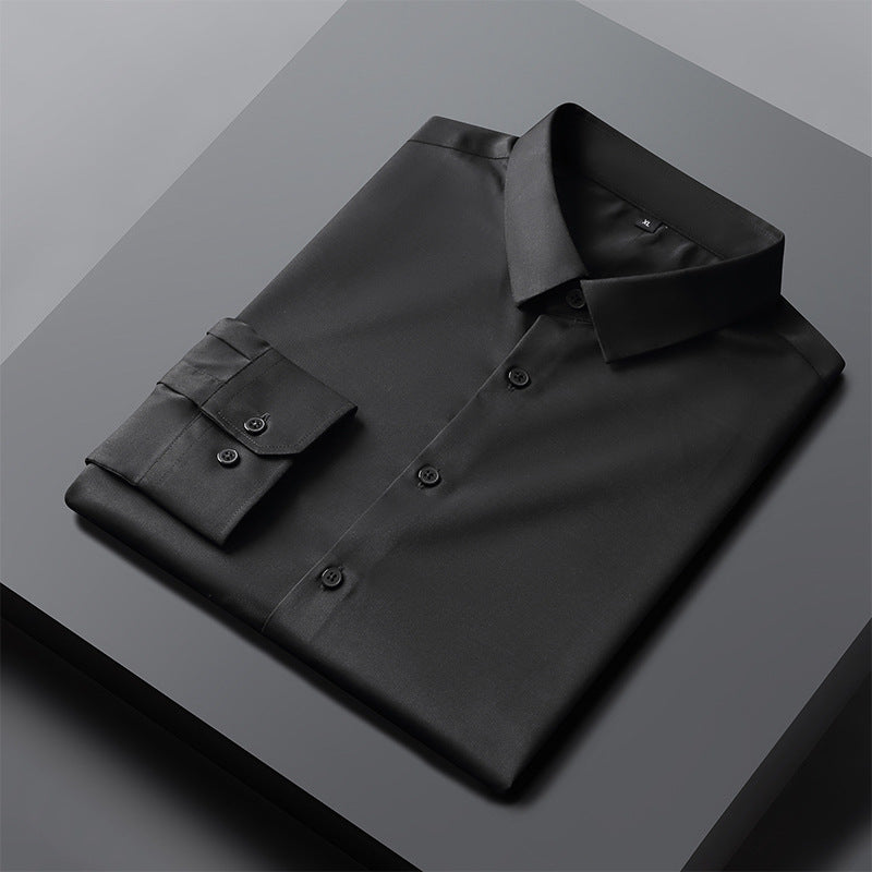 Men’s Button-Up Shirt – Slim Fit – Stretch Comfort – Wrinkle-Resistant Business Wear