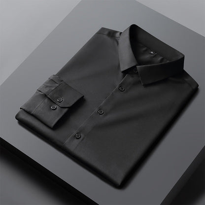 Men’s Button-Up Shirt – Slim Fit – Stretch Comfort – Wrinkle-Resistant Business Wear