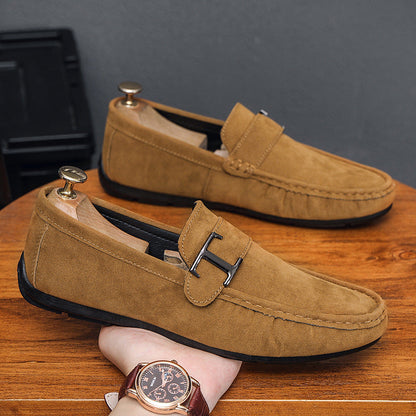 Men’s Loafers – Slip-On Comfort – Breathable Blend – Flexible Sole – Casual Style