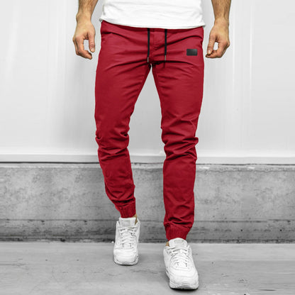 Men’s Cargo Pants – Relaxed Fit – Tapered Leg – Elastic Waist – Multi Pocket Casual