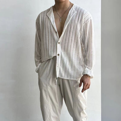Men’s Knitted Cardigan – V-Neck – Button Down – Regular Fit – Lightweight Breathable