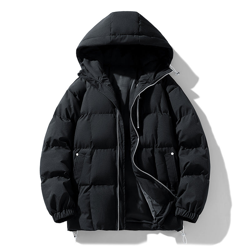 Jack Quilted Oversized Puffer Jacket | Hooded Drawstring Hem Puffer Jacket