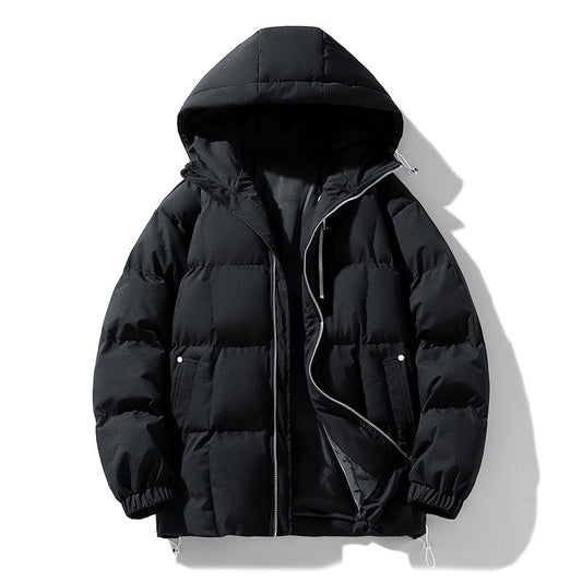 Jack Quilted Oversized Puffer Jacket | Hooded Drawstring Hem Puffer Jacket