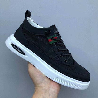 Men’s Sneakers – Low-Top Breathable Water-Resistant – Embroidered – Casual Fit