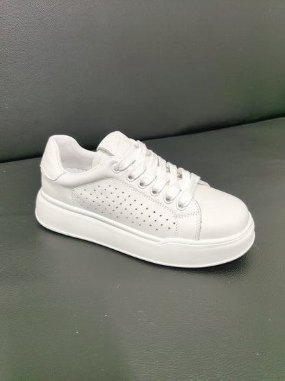 Women’s Sneakers – Genuine Leather – Slim Fit – Platform Sole – Orthopedic Comfort