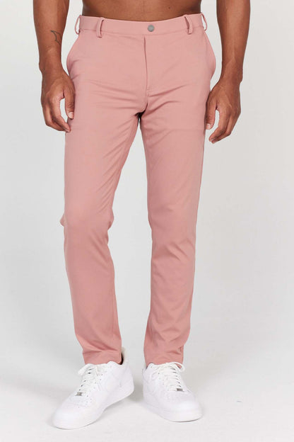 Men’s Pants – Slim Fit – Breathable Blend – Full Length – Rear Pockets – Smart Casual