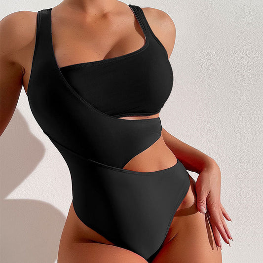 Women’s Swimsuit – Stretch Fabric – Cut-Out – Form-Fitting Design