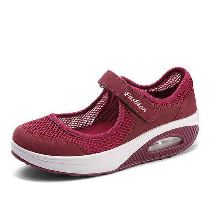 Women’s Velcro Walking Shoes – Breathable Mesh – Air Cushion Sole – Orthopedic Fit