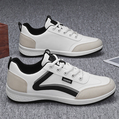 Men’s Sneakers – Athletic Fit – Smooth and Suede-Like Panels – Sport Wear