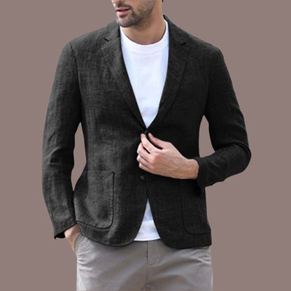 Men’s Blazer – Slim Fit – Breathable Blend – Single Breasted – Notch Lapel