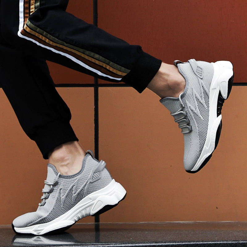 Men’s Sneakers – Breathable Mesh – Cushioned Sole – Low-Top Athletic Fit