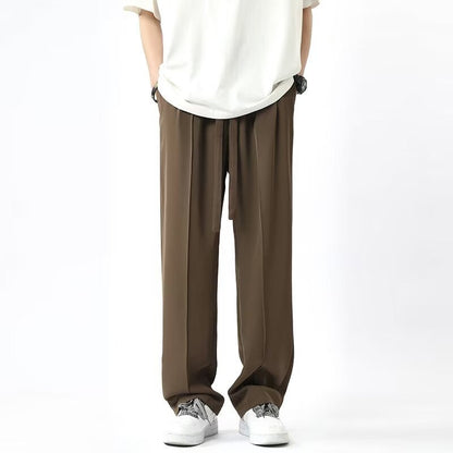 Unisex Wide-Leg Trousers – High Waist – Lightweight Relaxed Fit – Full Length