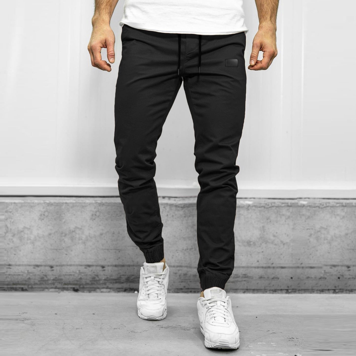 Men’s Cargo Pants – Relaxed Fit – Tapered Leg – Elastic Waist – Multi Pocket Casual