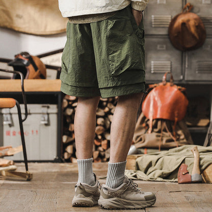 Men’s Cargo Shorts – Relaxed Fit – Lightweight Quick Dry Fabric – Breathable Mesh Panels