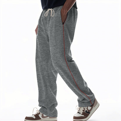 Men’s Sweatpants – Heavy Cotton Terry – Relaxed Fit – Drawstring Waist – Full Length
