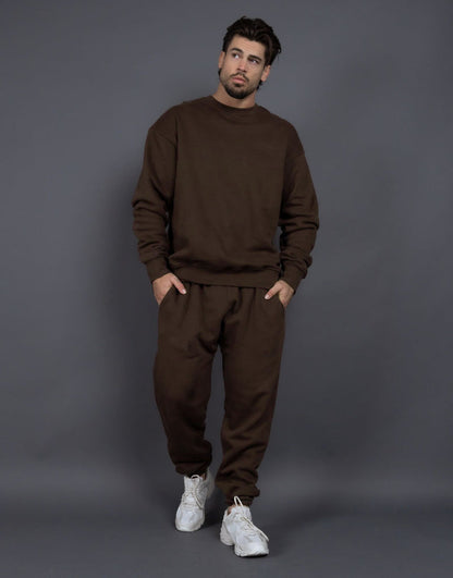 Men’s Tracksuit Set – Cotton – Relaxed Fit – Ribbed Cuffs – Casual Wear