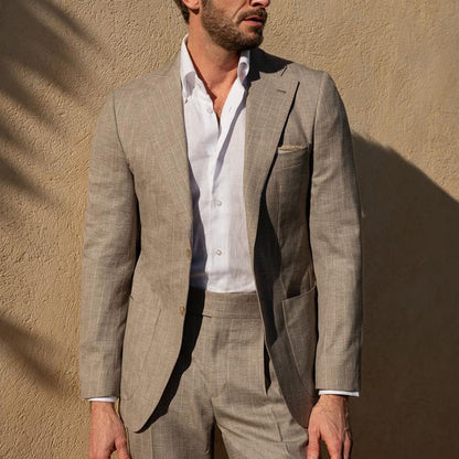 Men’s Blazer – Slim Fit – Breathable Blend – Single Breasted – Notch Lapel