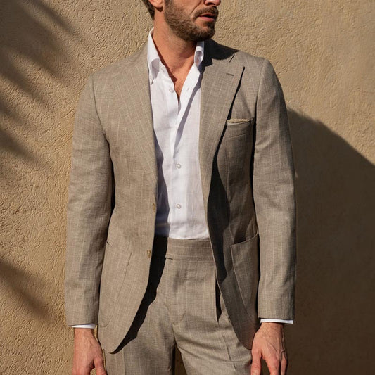 Men’s Blazer – Slim Fit – Breathable Blend – Single Breasted – Notch Lapel