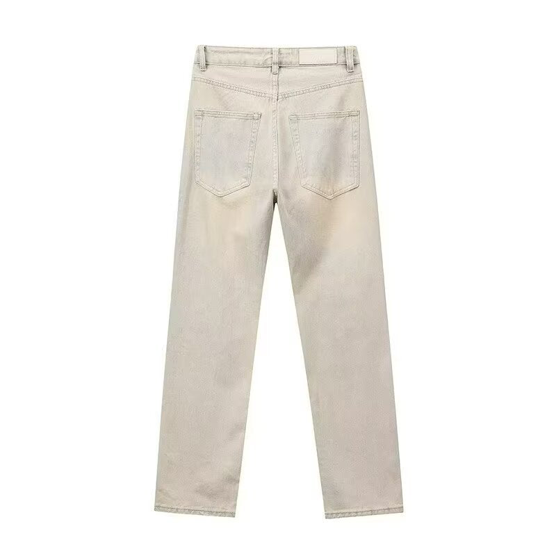 Men’s Jeans – Slim Fit – Straight Leg – Durable Denim – Casual Streetwear Style