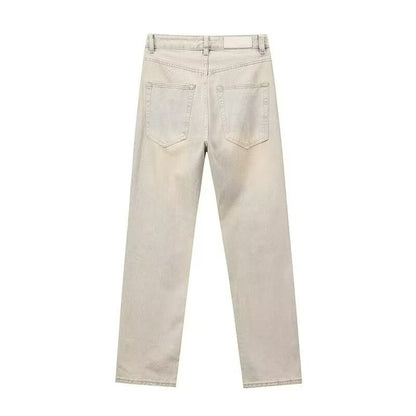 Men’s Jeans – Slim Fit – Straight Leg – Durable Denim – Casual Streetwear Style