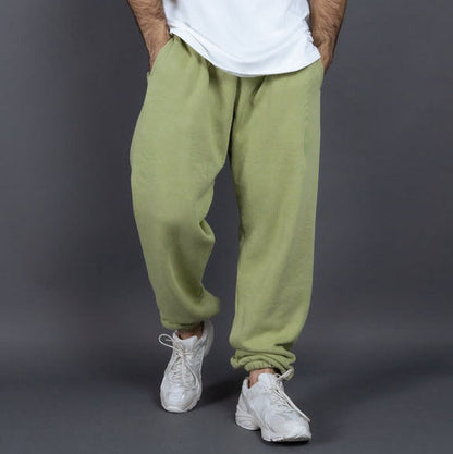 Men’s Sweatpants – Relaxed Fit – Cotton – Elastic Waist – Side Pockets