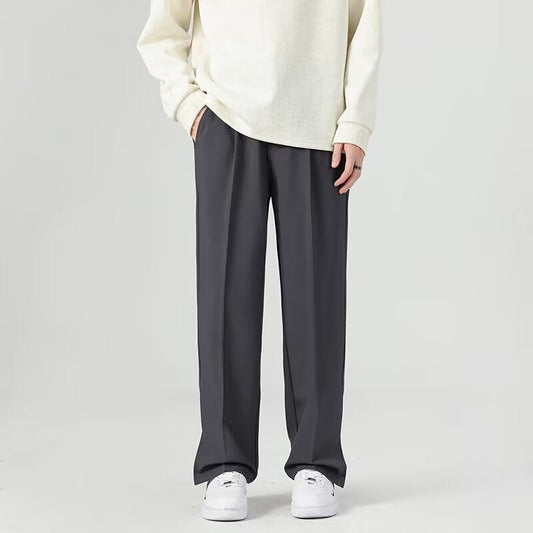 Men’s Harem Trousers – Tapered Fit – Lightweight Draped Fabric – Ankle Length Casual