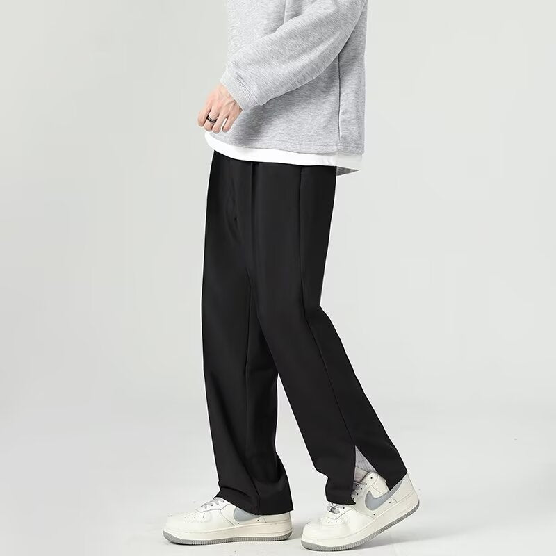 Men’s Harem Trousers – Tapered Fit – Lightweight Draped Fabric – Ankle Length Casual
