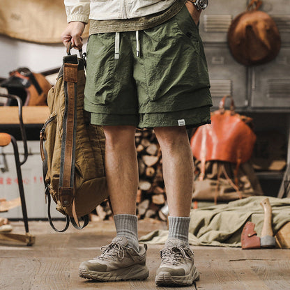 Men’s Cargo Shorts – Relaxed Fit – Lightweight Quick Dry Fabric – Breathable Mesh Panels