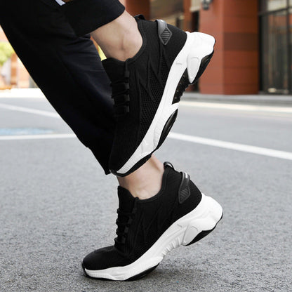 Men’s Sneakers – Breathable Mesh – Cushioned Sole – Low-Top Athletic Fit