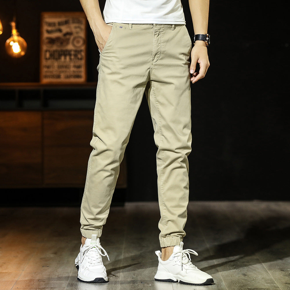 Men’s Jogger Pants – Tapered Fit – Breathable Blend – Elastic Waist – Cuffed Ankles